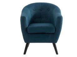 Fauteuil MIOKAS En Tissu - Bleu -Fren Soldes Boutique canape 341911