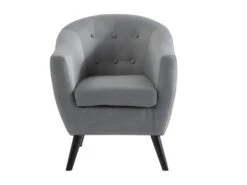 Fauteuil MIOKAS En Tissu - Gris -Fren Soldes Boutique canape 341915