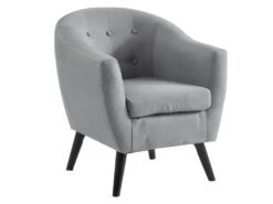Fauteuil MIOKAS En Tissu - Gris -Fren Soldes Boutique canape 341921