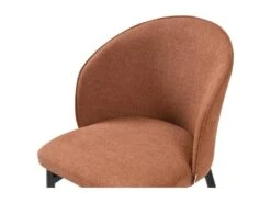 Lot De 2 Chaises En Tissu Et Métal - Terracotta - GILONA De Pascal MORABITO -Fren Soldes Boutique chaise 11169599