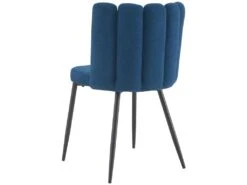 Chaise Rosy En Tissu Bleu (lot De 2) -Fren Soldes Boutique chaise 13003789