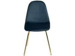 Chaise Skuli En Velours Bleu (lot De 2) -Fren Soldes Boutique chaise 13006077