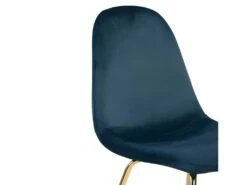 Chaise Skuli En Velours Bleu (lot De 2) -Fren Soldes Boutique chaise 13006081