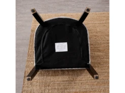 Ensemble De 6 Chaises De Salle à Manger Windsor - Rembourrage En Velours Moelleux Et Pieds En Bois Massif Robustes - Parfait Pour Votre Salle à Manger Et Salon - Gris Clair -Fren Soldes Boutique chaise 13970985