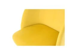 Lot De 2 Chaises En Velours "Celina" 84 Cm Jaune 7 Lot De 2 Chaises En Velours "Celina" 84 Cm Jaune -Fren Soldes Boutique chaise 15745221