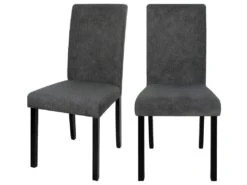 Chaise Havane Grise (lot De 2)
