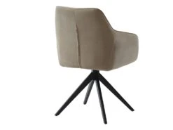 Chaise MUSE - Avec Accoudoirs - Tissu - Beige -Fren Soldes Boutique chaise 23023795