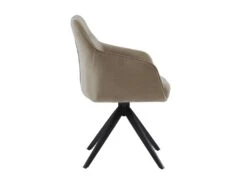 Chaise MUSE - Avec Accoudoirs - Tissu - Beige -Fren Soldes Boutique chaise 23023799