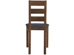 Lot De 6 Chaises ALCINO - Hêtre Et Tissu - Coloris : Noyer Et Anthracite 12 Lot De 6 Chaises ALCINO - Hêtre Et Tissu - Coloris : Noyer Et Anthracite -Fren Soldes Boutique chaise 388273