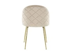Lot De 2 Chaises - Velours Et Métal Doré - Beige - MELBOURNE 14 Lot De 2 Chaises - Velours Et Métal Doré - Beige - MELBOURNE -Fren Soldes Boutique chaise 404485