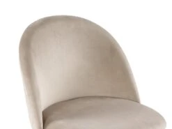 Lot De 2 Chaises - Velours Et Métal Doré - Beige - MELBOURNE 17 Lot De 2 Chaises - Velours Et Métal Doré - Beige - MELBOURNE -Fren Soldes Boutique chaise 404489