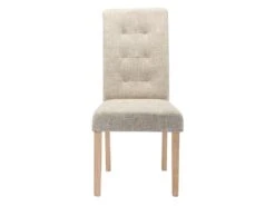 Lot De 2 Chaises VILLOSA - Tissu & Pieds Bois - Coloris : Beige 12 Lot De 2 Chaises VILLOSA - Tissu & Pieds Bois - Coloris : Beige -Fren Soldes Boutique chaise 426903