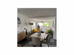 Lot De 2 Chaises ROSARIO - Effet Velours Et Métal Noir - Taupe -Fren Soldes Boutique chaise 500409