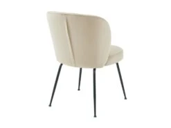 Lot De 2 Chaises En Velours Et Métal - Beige - POLPONA De Pascal MORABITO -Fren Soldes Boutique chaise 6837109