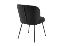 Lot De 6 Chaises En Velours Et Métal - Noir - POLPONA De Pascal MORABITO -Fren Soldes Boutique chaise 6841989