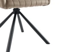 Lot De 2 Chaises Avec Accoudoirs En Velours Et Métal - Beige - IZIALI De Pascal MORABITO 12 Lot De 2 Chaises Avec Accoudoirs En Velours Et Métal - Beige - IZIALI De Pascal MORABITO -Fren Soldes Boutique chaise 7725999