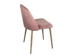 Chaise Scandinave Velours Rembourré DIMA (rose) 8 Chaise Scandinave Velours Rembourré DIMA (rose) -Fren Soldes Boutique chaise 9179681