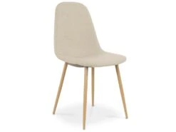 Lot De 4 Chaises Scandinaves Bali Tissu Beige -Fren Soldes Boutique chaise 9243993