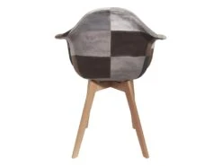 MELO - Lot De 6 Fauteuils Scandinaves Aspect Vieux Cuir -Fren Soldes Boutique chaise 9248941