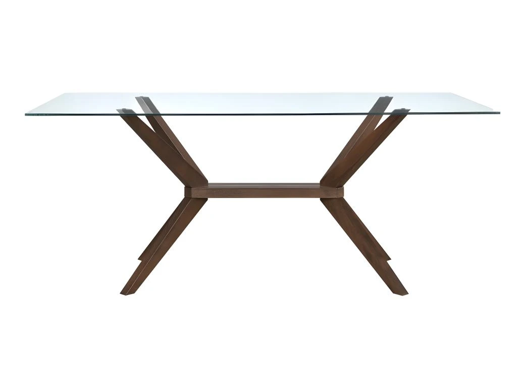 Ensemble Table + 4 Chaises BELINDA - Hêtre Et Noyer 5 Ensemble Table + 4 Chaises BELINDA - Hêtre Et Noyer – Image 5