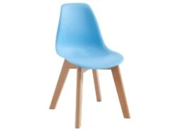 Ensemble Table Enfant LOULOUNE + 2 Chaises LILINOU - Naturel Et Bleu 10 Ensemble Table Enfant LOULOUNE + 2 Chaises LILINOU - Naturel Et Bleu -Fren Soldes Boutique ensemble table et chaise 13538363