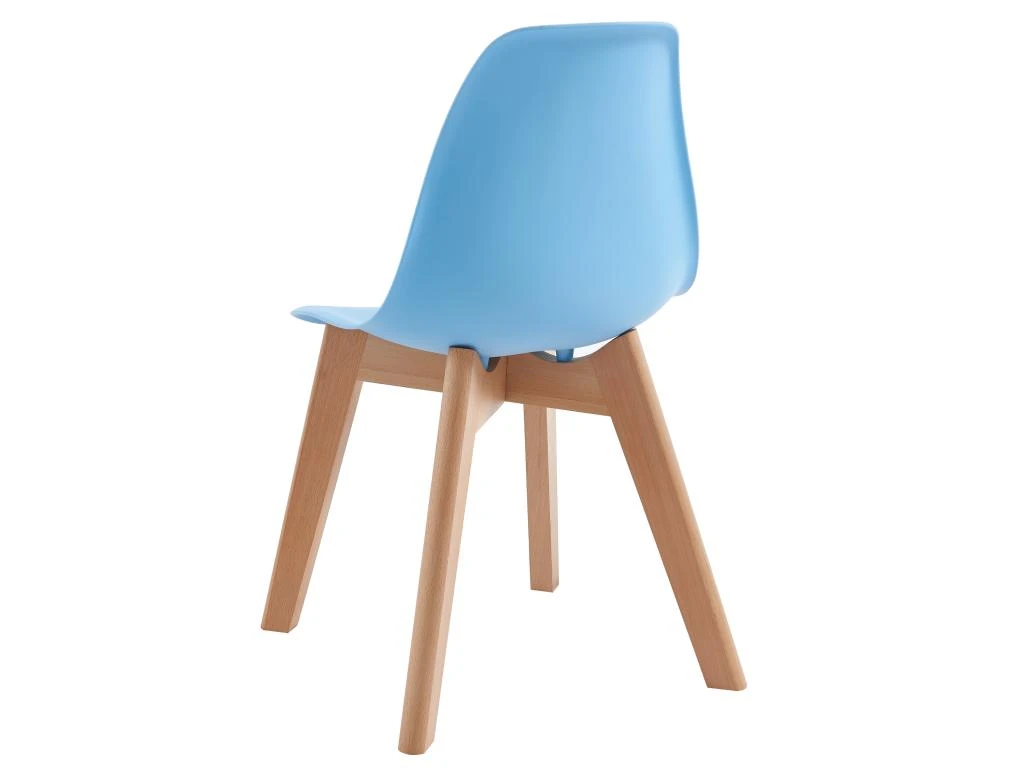 Ensemble Table Enfant LOULOUNE + 2 Chaises LILINOU - Naturel Et Bleu 6 Ensemble Table Enfant LOULOUNE + 2 Chaises LILINOU - Naturel Et Bleu – Image 6