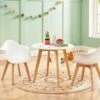 Ensemble Table Enfant LOULOUNE + 2 Chaises POUPINETTE - Blanc