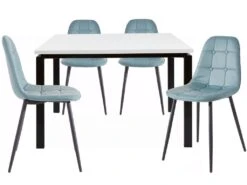 Sabine120 Cm Luna 4pk Bleu -Fren Soldes Boutique ensemble table et chaise 21679761