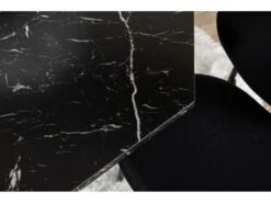 Marbs Ensemble Table, Table Noir Marbre Décor Et 4 Vault Chaises Noir. -Fren Soldes Boutique ensemble table et chaise 22190395