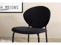 Marbs Ensemble Table, Table Noir Marbre Décor Et 4 Vault Chaises Noir. -Fren Soldes Boutique ensemble table et chaise 22190397