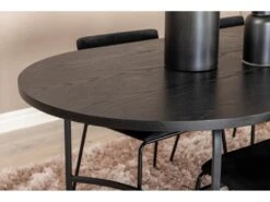 Skate Ensemble Table, Table Noir Et 4 Kenth Chaises Velours Noir. -Fren Soldes Boutique ensemble table et chaise 22190805