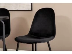 Skate Ensemble Table, Table Noir Et 6 Polar Chaises Velours Noir. -Fren Soldes Boutique ensemble table et chaise 22196621