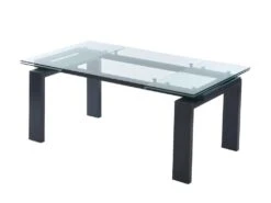 Ensemble Table LUBANA + 4 Chaise MUSE - Noir Et Beige -Fren Soldes Boutique ensemble table et chaise 505067