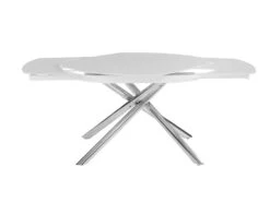 Ensemble Table CAMELIA + 4 Chaises PAULINE - Blanc -Fren Soldes Boutique ensemble table et chaise 505773