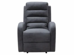Fauteuil Relax En Tissu GIORGIA - Gris -Fren Soldes Boutique fauteuil relax 333993