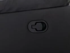 Fauteuil Relax En Microfibre Et Simili Gris Et Noir BRODY -Fren Soldes Boutique fauteuil 10678289