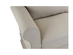 ROY Fauteuil Tissu Beige - L 92 X P 84 X H 81 Cm -Fren Soldes Boutique fauteuil 12982039