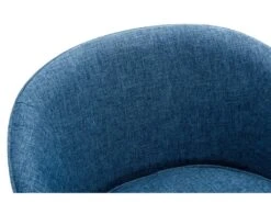 Fauteuil En Tissu Bleu LINDALE -Fren Soldes Boutique fauteuil 14938747