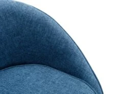 Fauteuil En Tissu Bleu LINDALE -Fren Soldes Boutique fauteuil 14938749