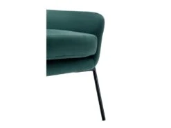 Fauteuil En Velours Vert Sapin CERITA -Fren Soldes Boutique fauteuil 14939199