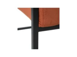 Fauteuil Terracotta Velours/Métal - JYAMITI -Fren Soldes Boutique fauteuil 17628477