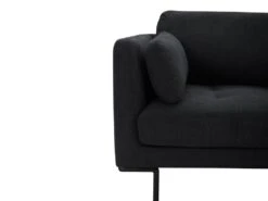 Fauteuil En Tissu Anthracite Et Pieds En Métal ISABELLA 12 Fauteuil En Tissu Anthracite Et Pieds En Métal ISABELLA -Fren Soldes Boutique fauteuil 19219597