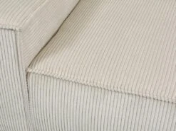 Fauteuil En Velours Côtelé Beige AMELIA -Fren Soldes Boutique fauteuil 19429445