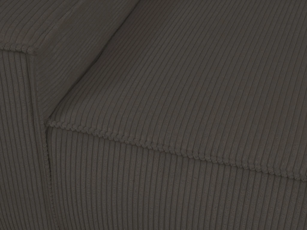 Fauteuil En Velours Côtelé Marron AMELIA 4 Fauteuil En Velours Côtelé Marron AMELIA – Image 4