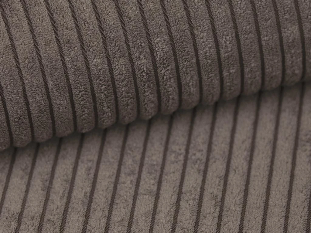 Fauteuil En Velours Côtelé Marron AMELIA 5 Fauteuil En Velours Côtelé Marron AMELIA – Image 5