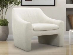 Fauteuil En Tissu Beige DORINE -Fren Soldes Boutique fauteuil 19820755