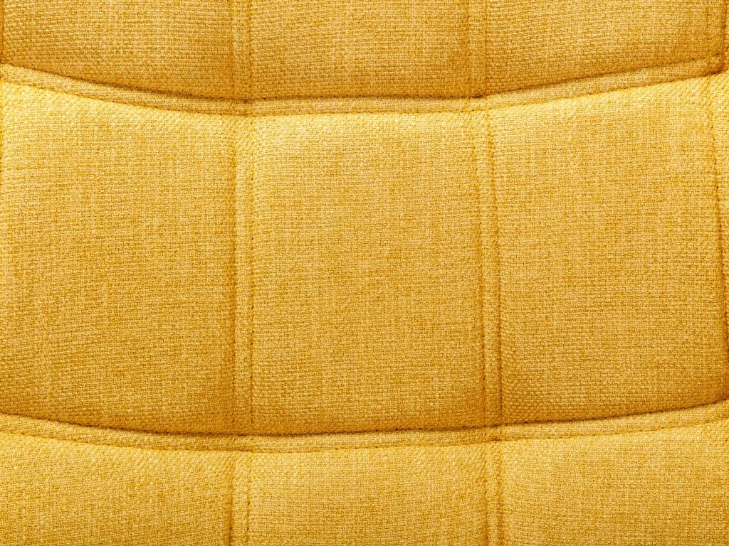 Fauteuil En Tissu Jaune Moutarde LUOSTO 6 Fauteuil En Tissu Jaune Moutarde LUOSTO – Image 6