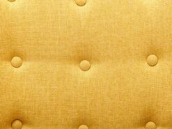 Fauteuil à Bascule En Tissu Chiné Jaune Moutarde ELMINA II -Fren Soldes Boutique fauteuil 19830193