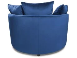 Fauteuil XXL Musso Velours Bleu -Fren Soldes Boutique fauteuil 21191481