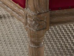 Fauteuil En Velours ALIENOR - Rouge -Fren Soldes Boutique fauteuil 230875